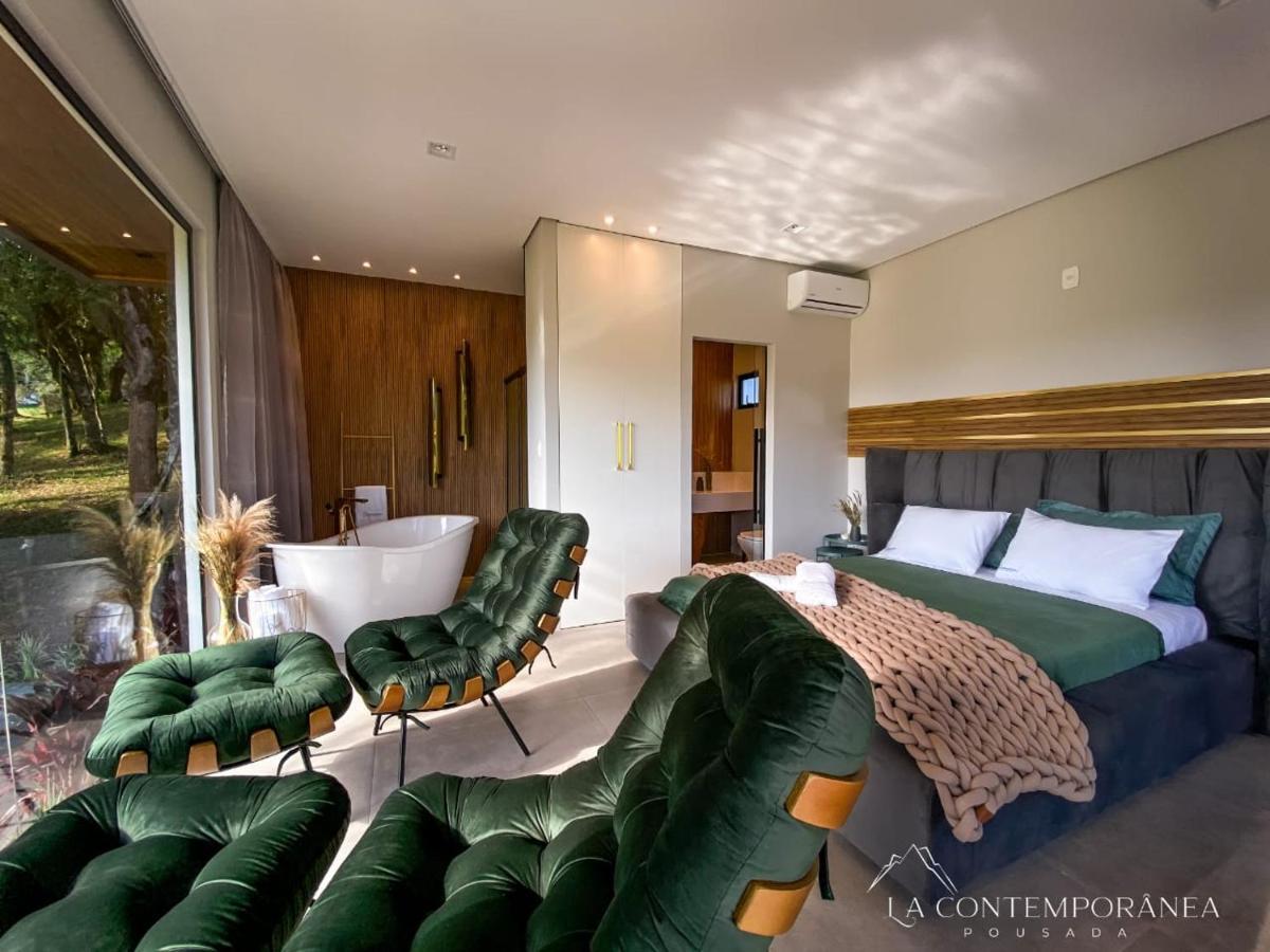 La Contemporanea Cabanas Prox A Cidade Vista Para Ponto Turistico 우루비시 외부 사진