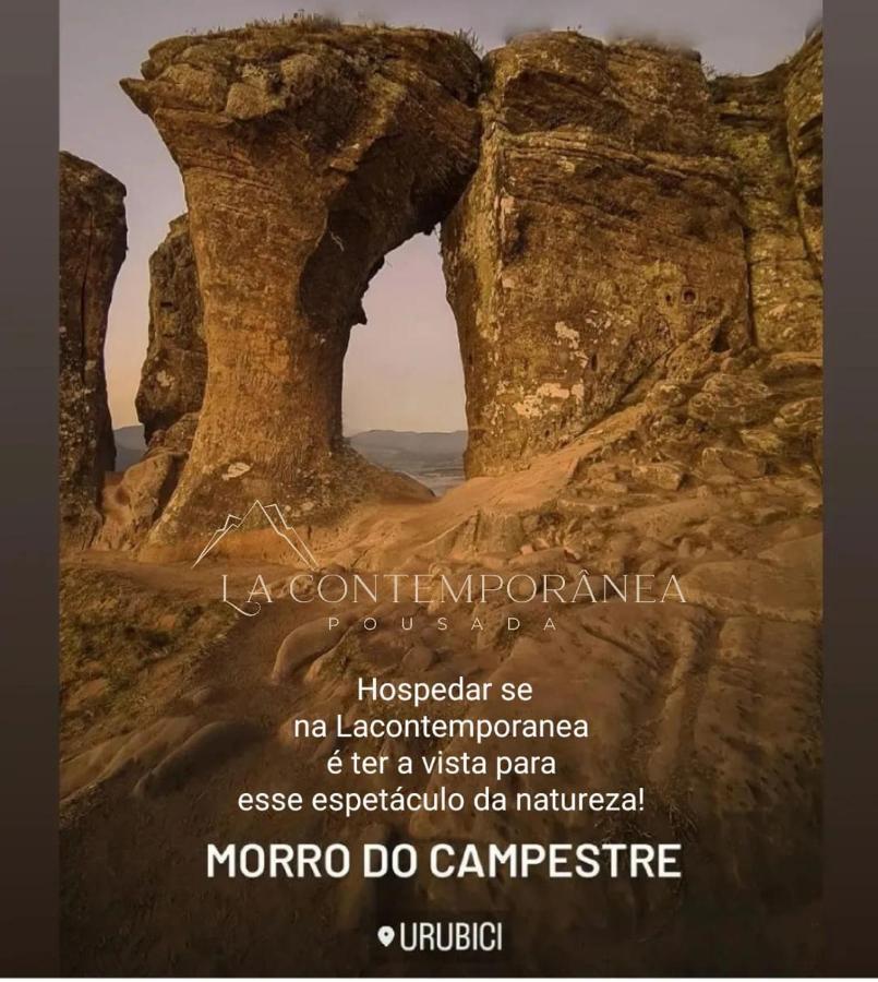 La Contemporanea Cabanas Prox A Cidade Vista Para Ponto Turistico 우루비시 외부 사진