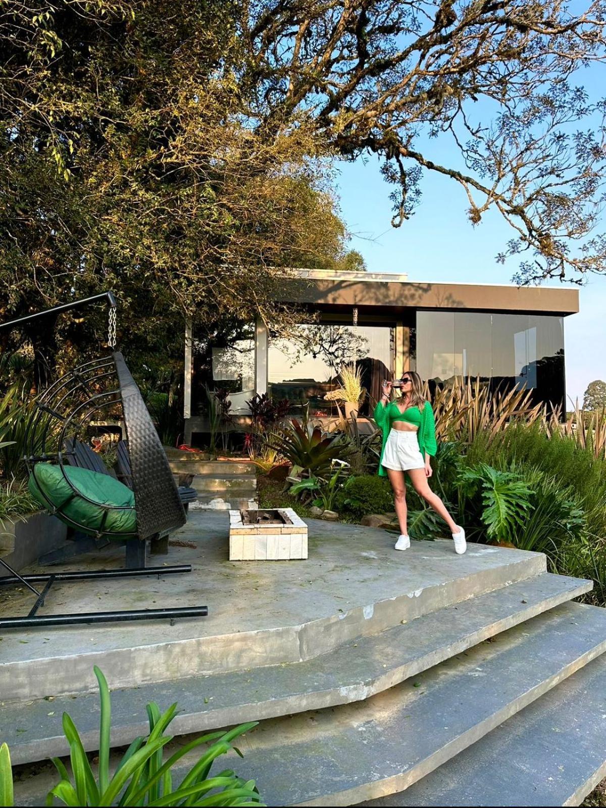 La Contemporanea Cabanas Prox A Cidade Vista Para Ponto Turistico 우루비시 외부 사진